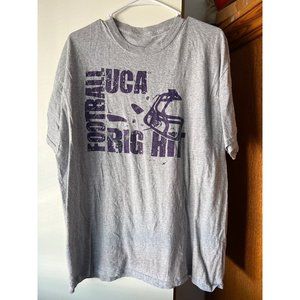 UCA Football Big Hit No Tags Will Measure Grey T-Shirt